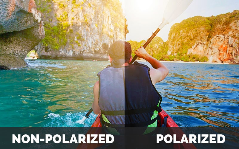 non-polarized vs polarized lenses